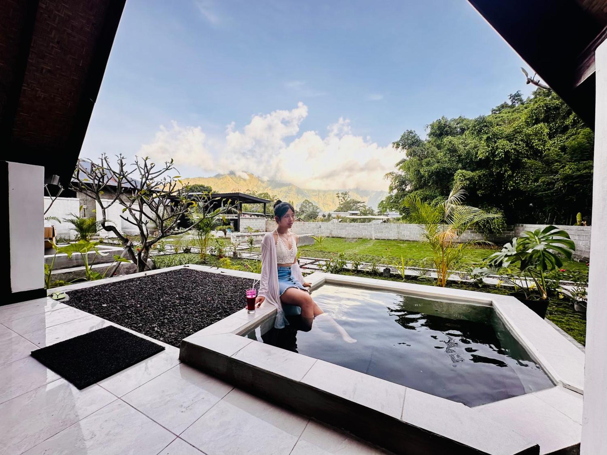 Bed and Breakfast Ampik Batur With Private Hot Springs Kubupenlokan Exteriér fotografie